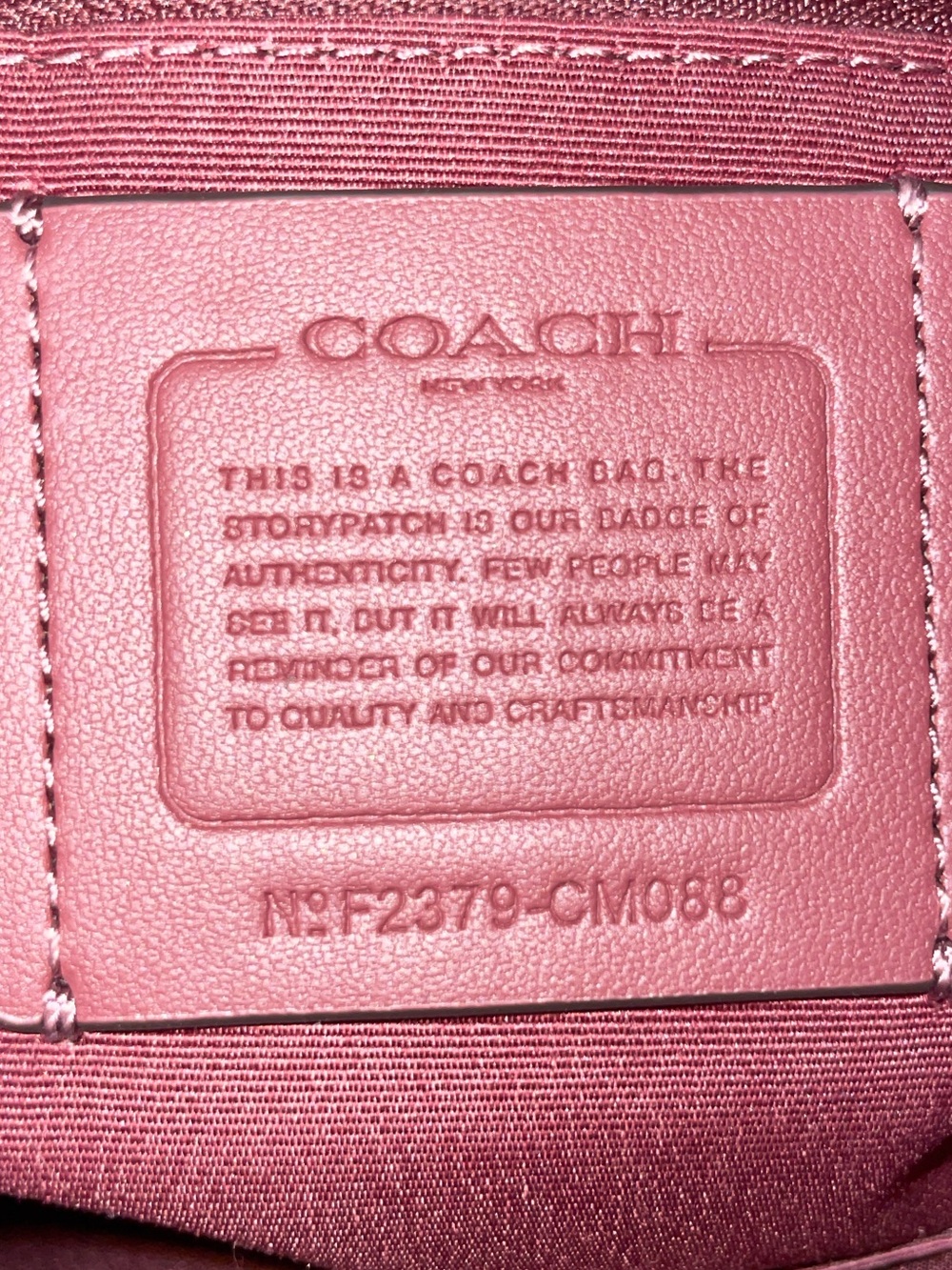 NWOT Coach ‘Andy’ Suede Tote - Picture 12 of 12